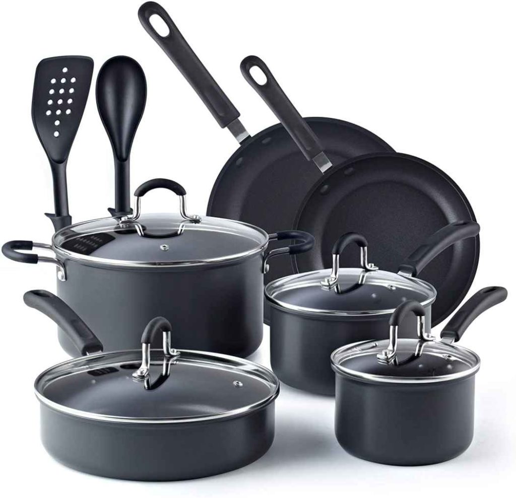 Cook n Home best cookware set made with Hard-Anodized