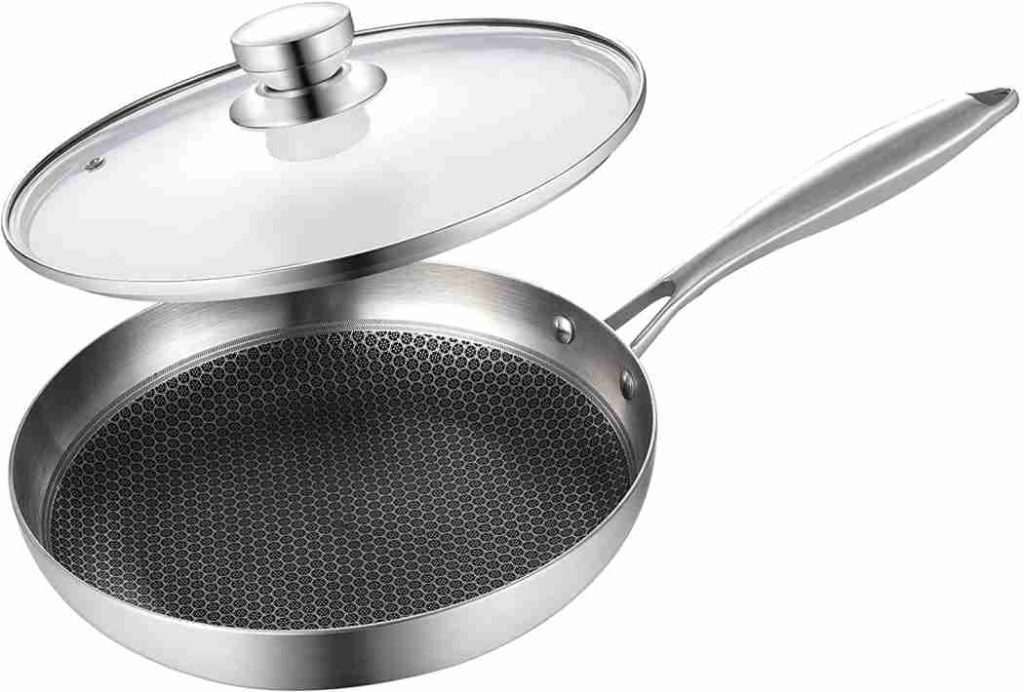 stainless steel non-stick pan 