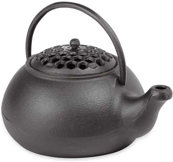 Black colour beautiful cast iron kettle 